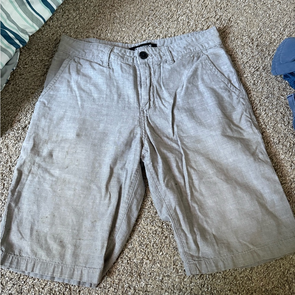 Men's Gray Casual Shorts
